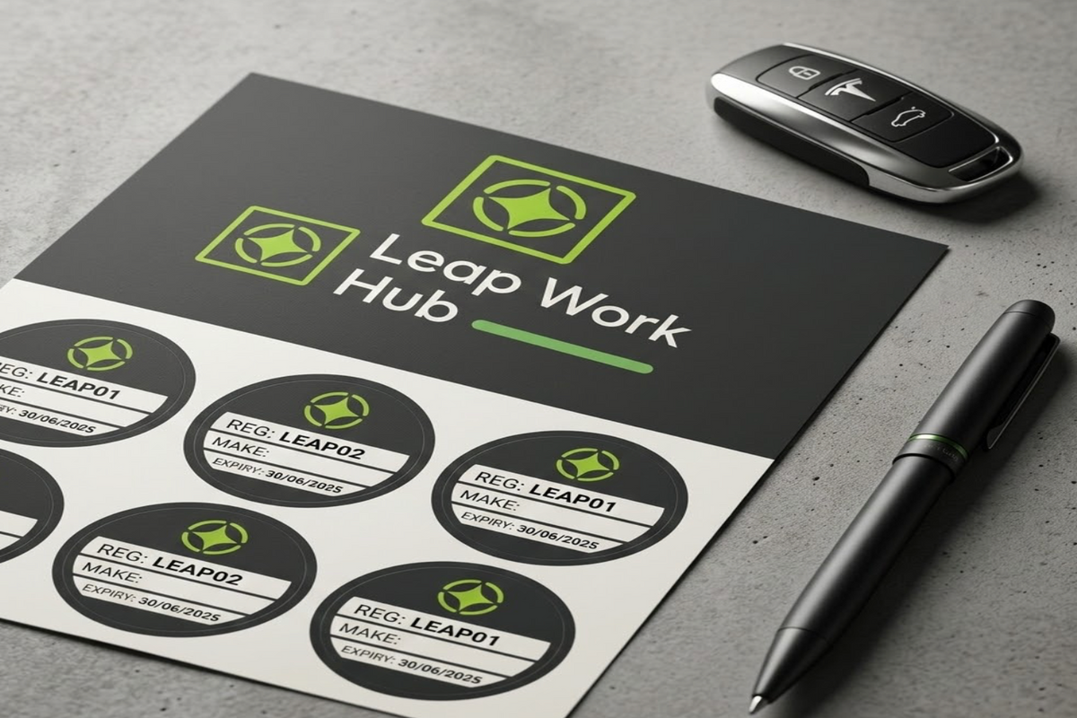 Licence Disk Stickers